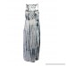 Raviya Womens Tie-Dyed Lattice-Back Dress Swim Cover-up Black White B078FSJZFD